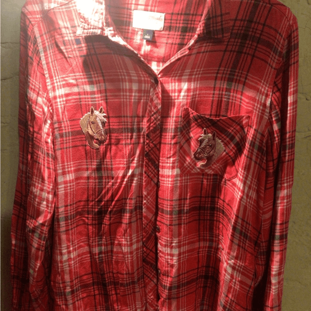 NEW! Custom Upcycled Neil young flannel